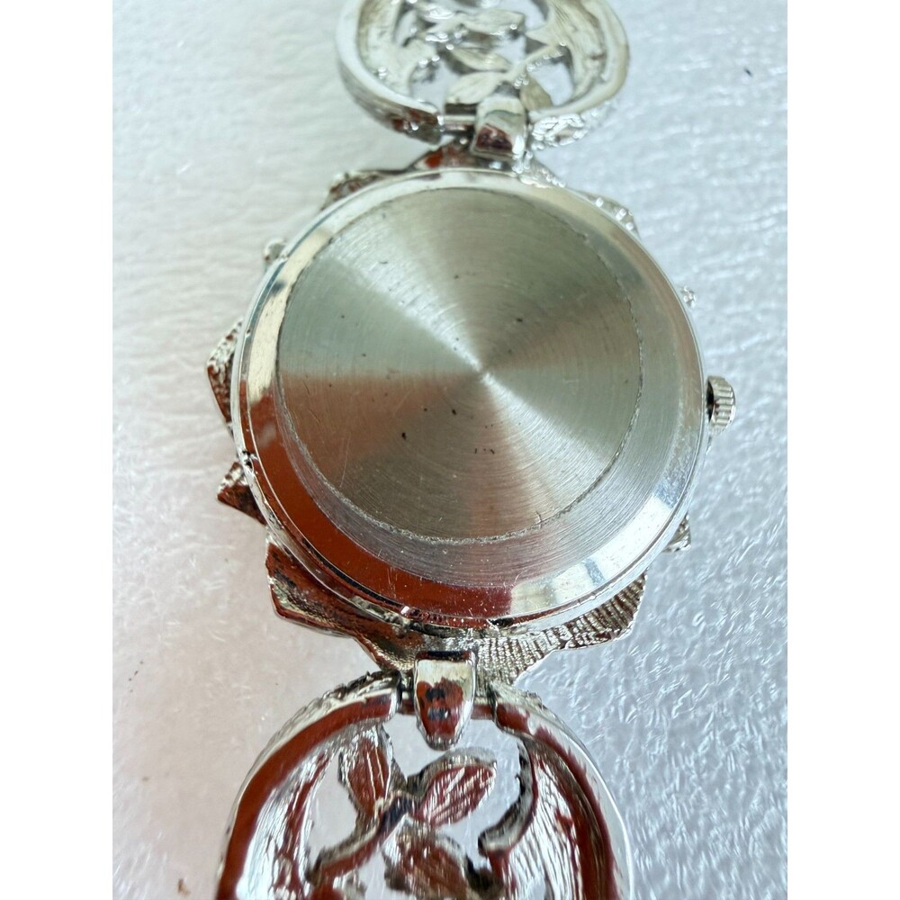 Vintage 1990s Xanadu Marcasite Style Quartz Bracelet Watch Silver Tone Vintage - Picture 5 of 8
